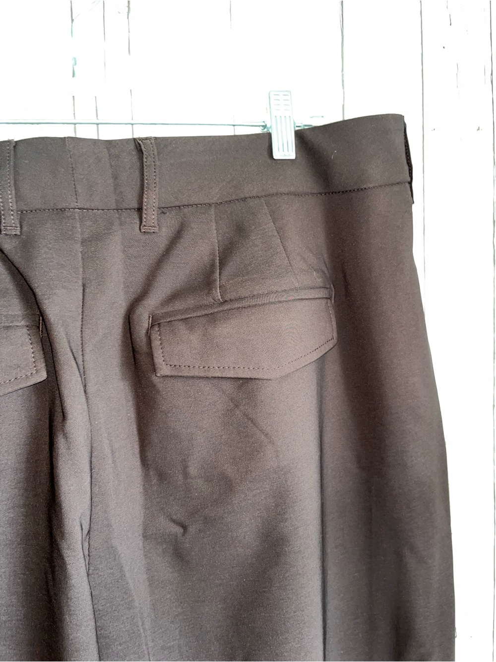 Torrid Studio Coffee Bean Luxe Ponte Flare Trousers Career Pants 18 NWT - Picture 7 of 9